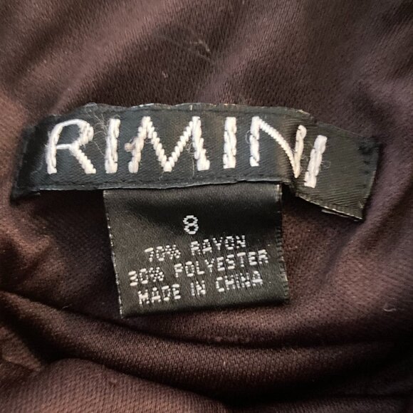 Rimini Elegant Dark Brown Maxi Dress Women Size 8 - Picture 12 of 16